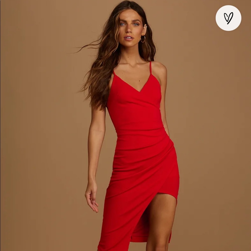 LULUS NEW Made to Wow Red Dress